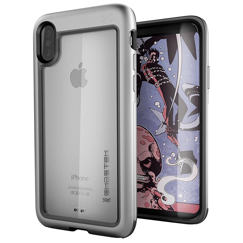 mobietech-Ghostek-Atomic-Slim-Apple-iPhone-X-Case-Silver